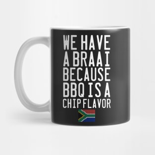 Braai BBQ Joke South Africa Mug